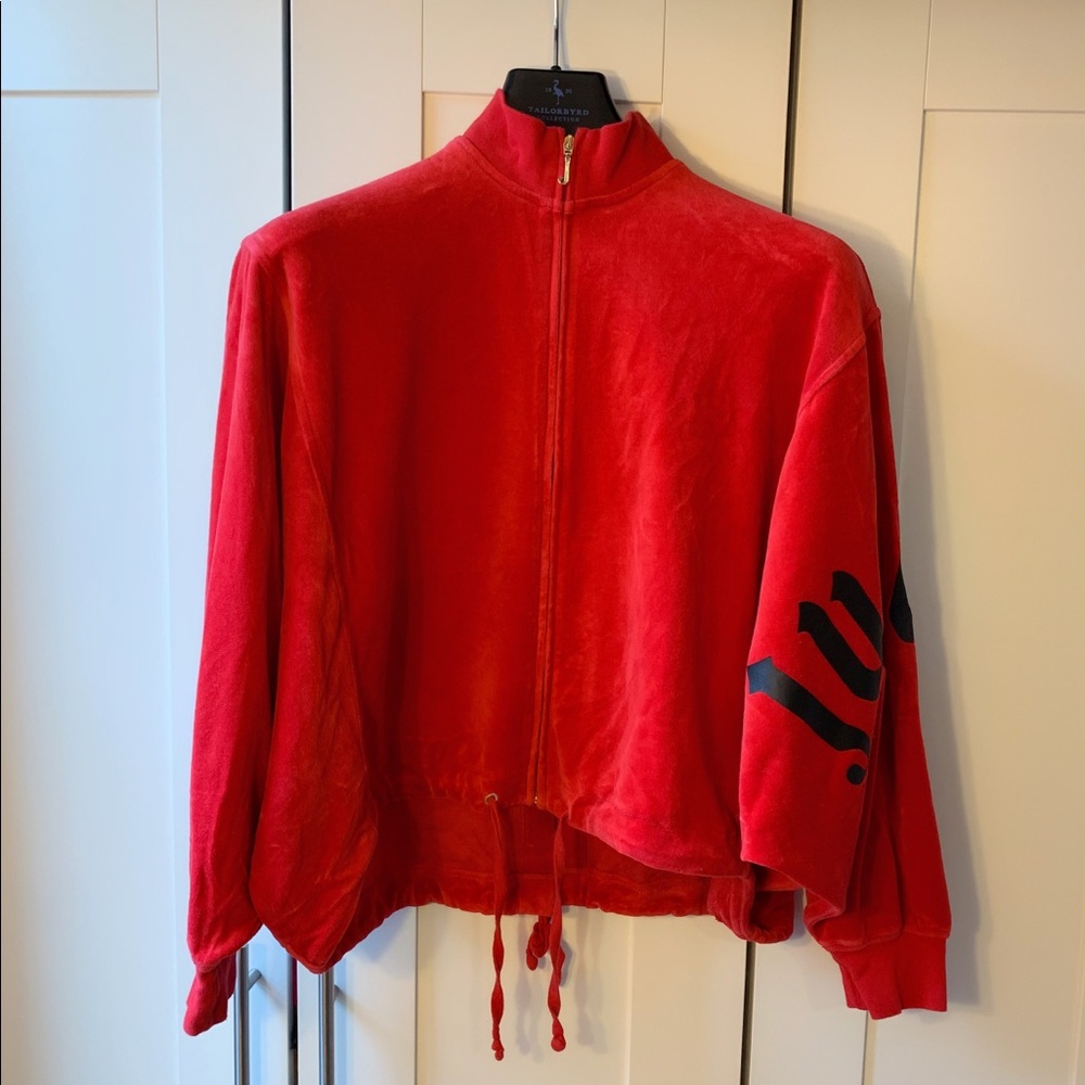 Juicy Couture track velour batwing jacket
